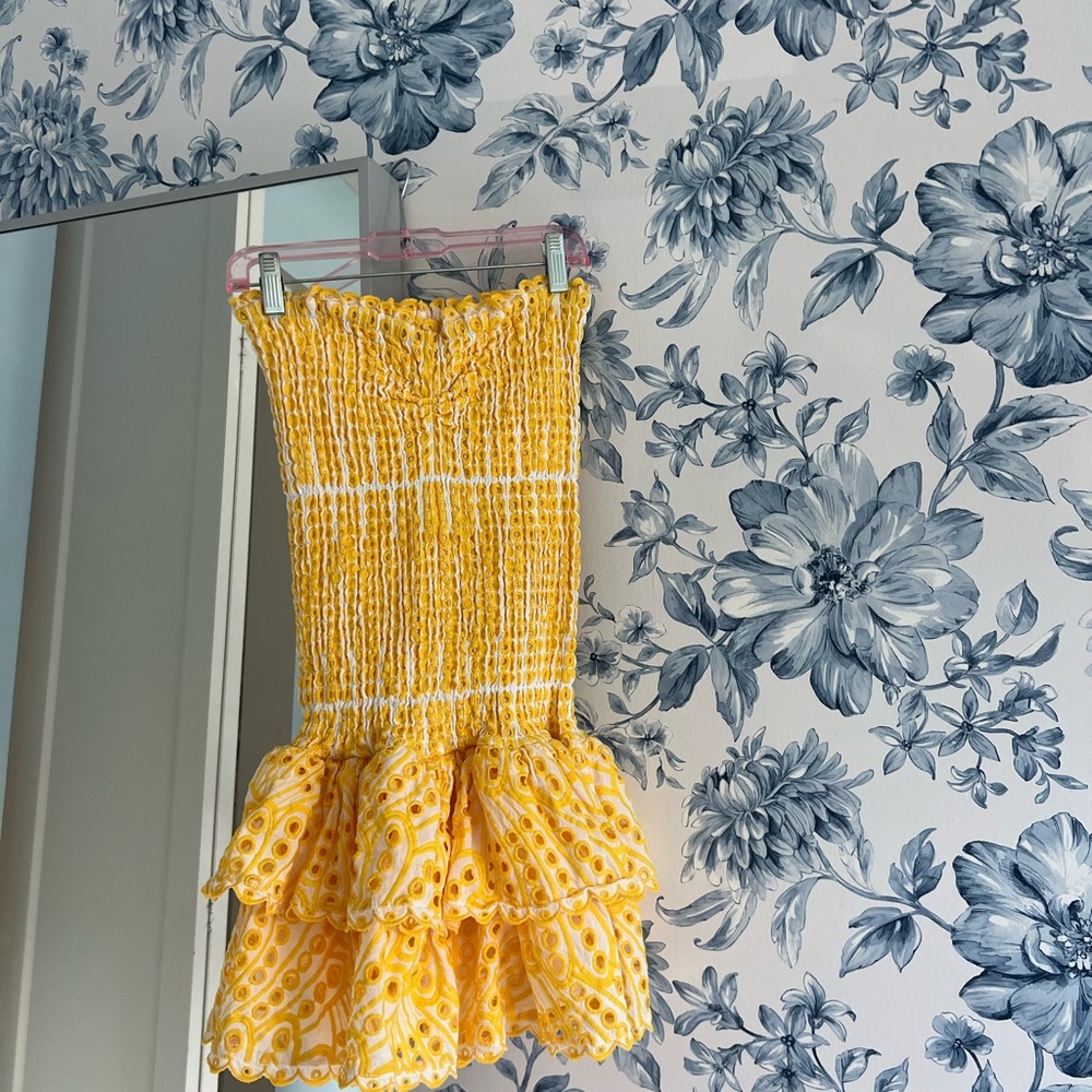 Yellow Ruffled Sundress - Picture 2 of 2